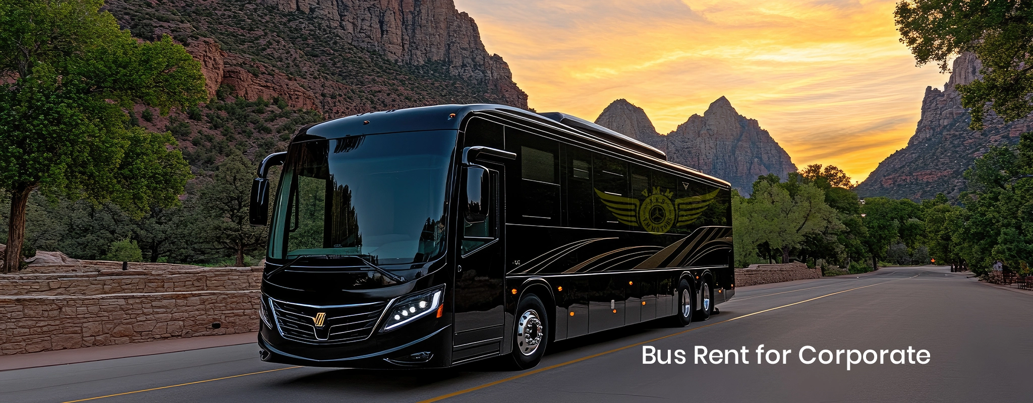 Bus Rent for Corporate in parrys